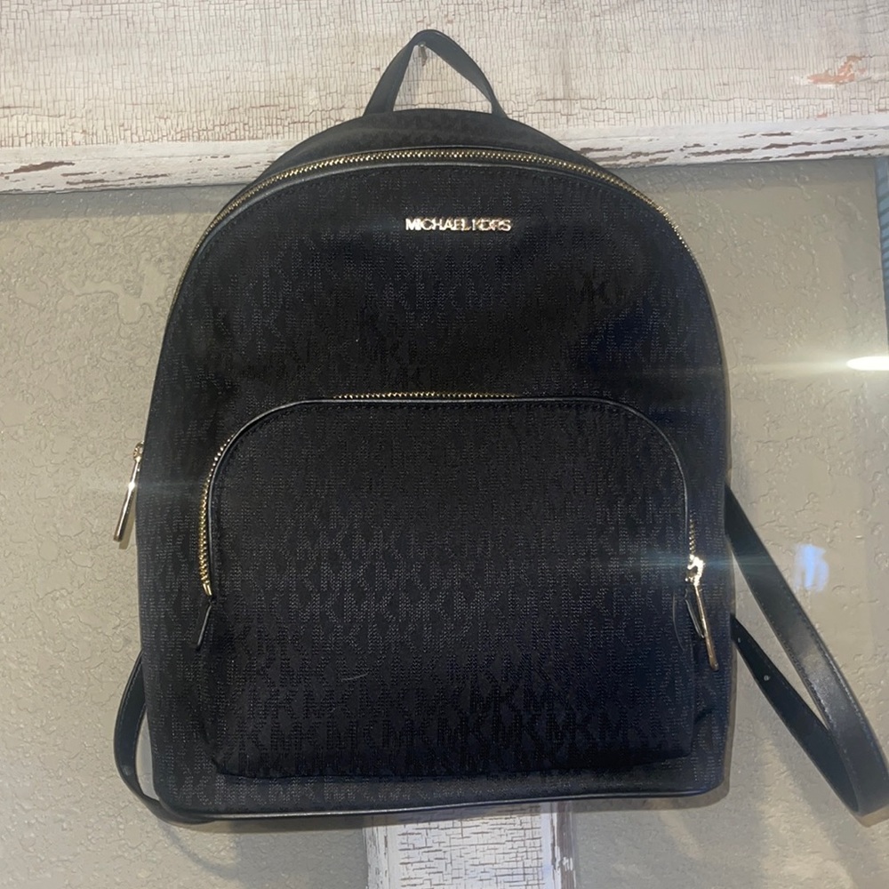 Michael Kors Connie black purses backpack